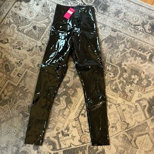 BNWT commando control patent faux leather legging S